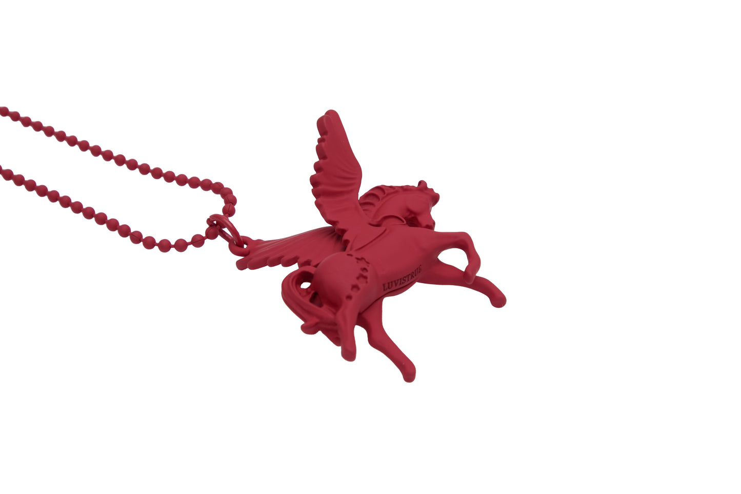 (韓国発送)SY HORSE NECKLACE (RED)