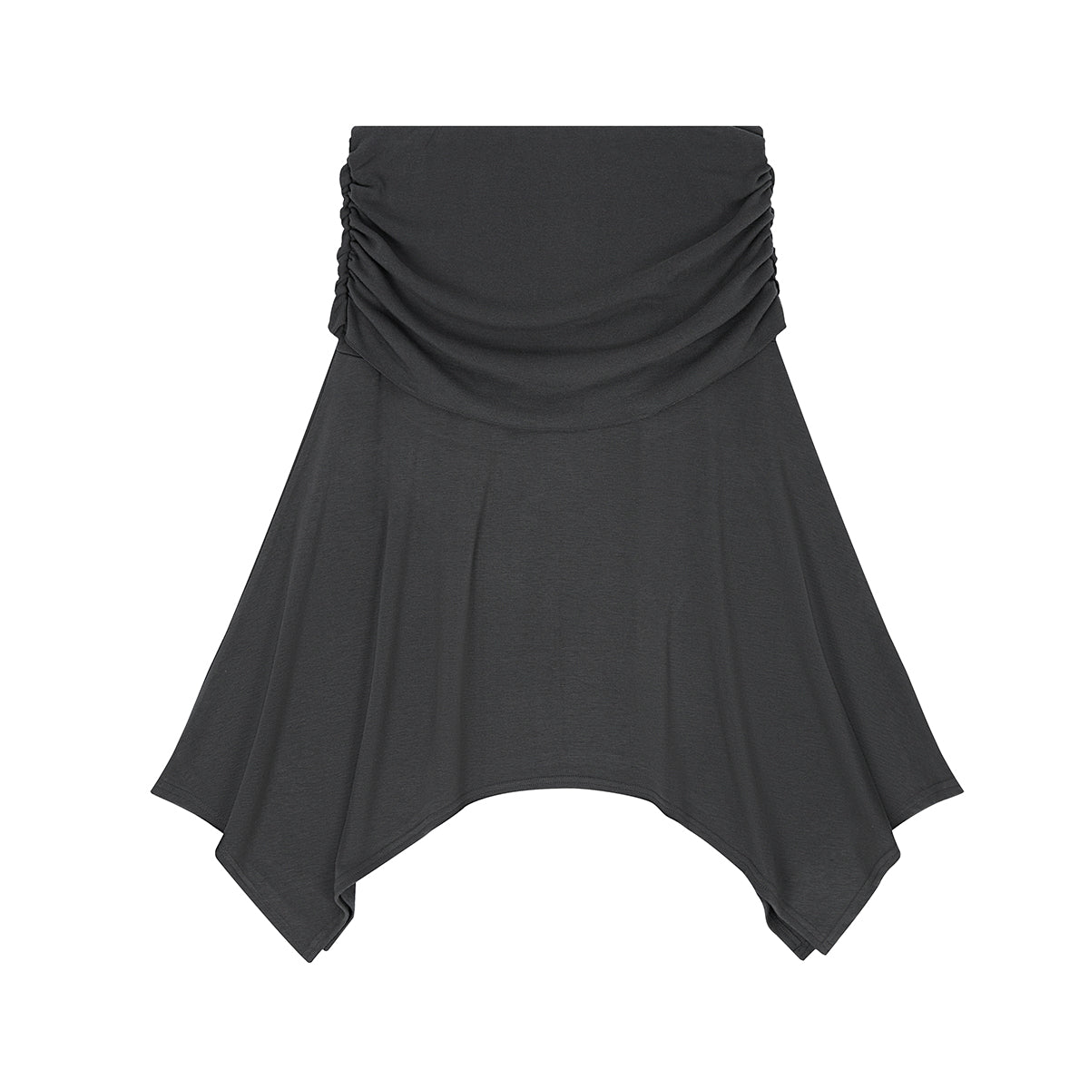 (韓国発送)EL HORSE WAISTBAND SKIRT (CHARCOAL)