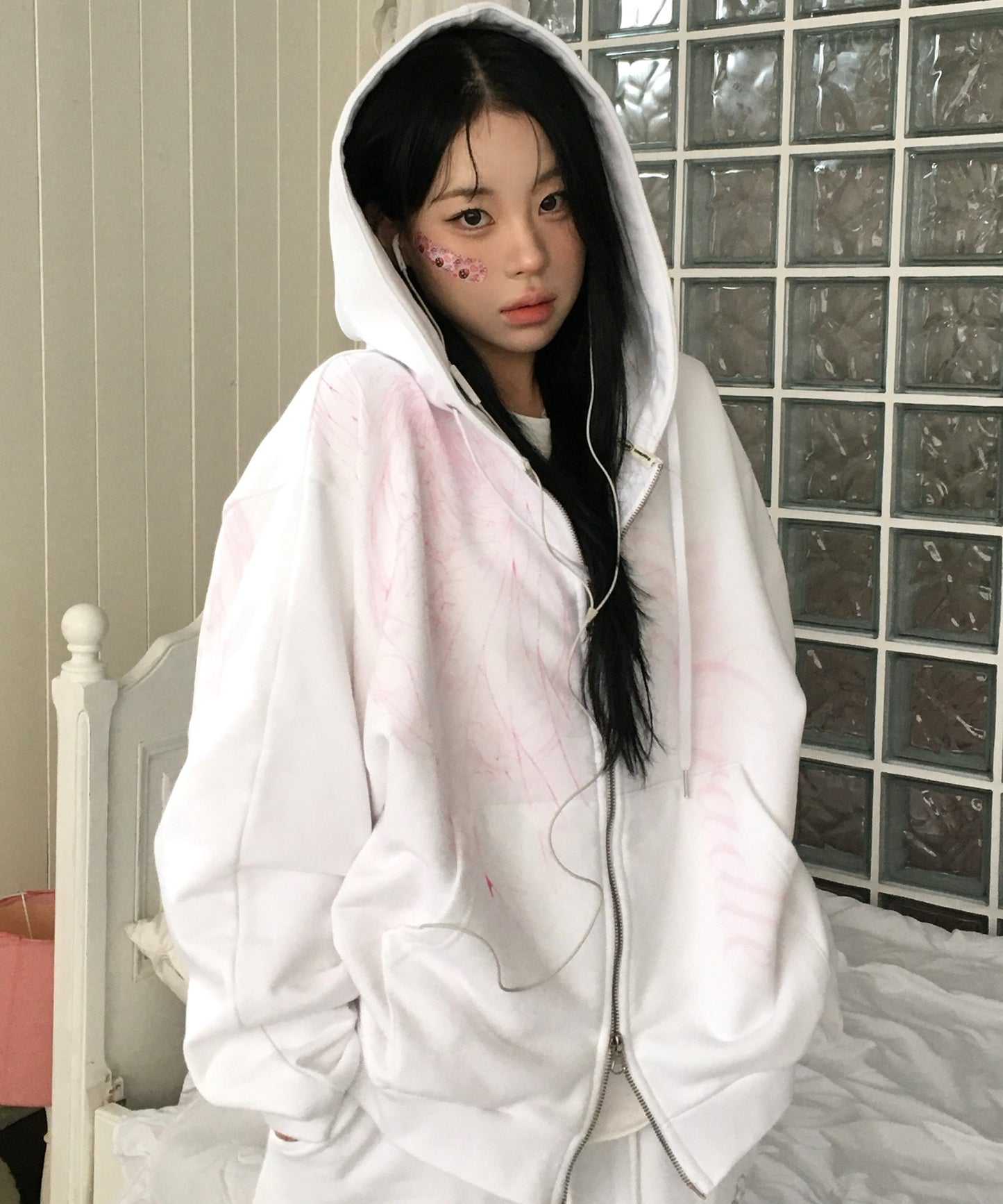 (国内発送)SHUGO CHARA! HOOD ZIPUP WHITE