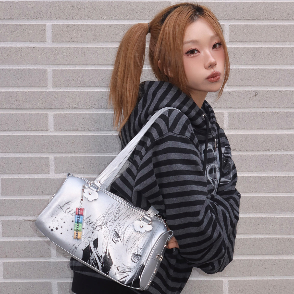 (韓国発送)SHUGO CHARA! SHOULDER BAG (SILVER)