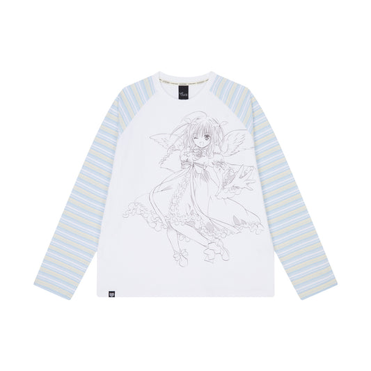 【4/10予約配送】(韓国発送)SHUGO CHARA! RAGLAN LONG SLEEVE (WHITE)