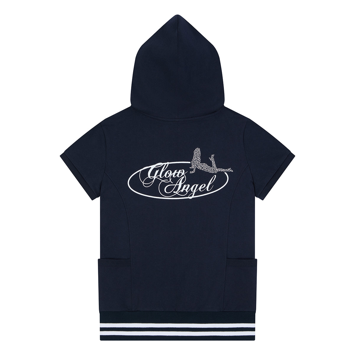 (韓国発送)SY ANGEL HOOD ZIP UP (NAVY)