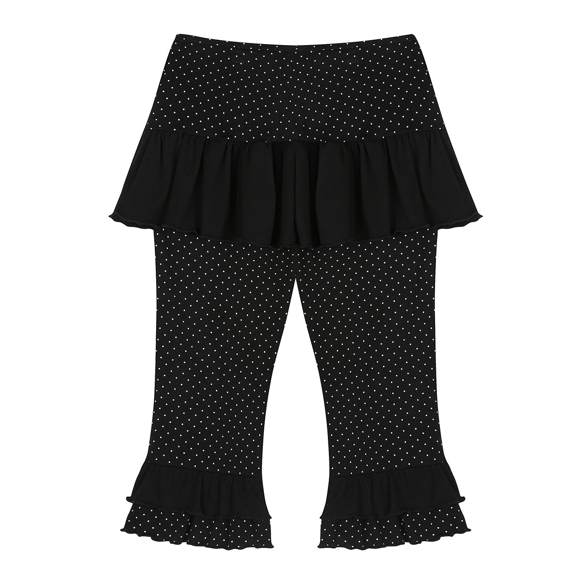 (韓国発送)SY LAYERED LEGGINGS (BLACK)