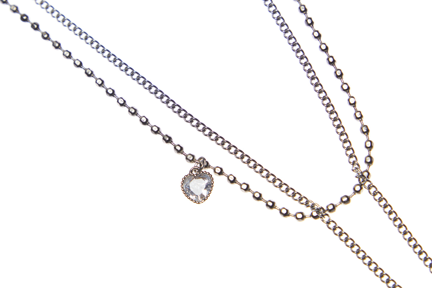 （韓国発送）EL LAYERED NECKLACE (SILVER)