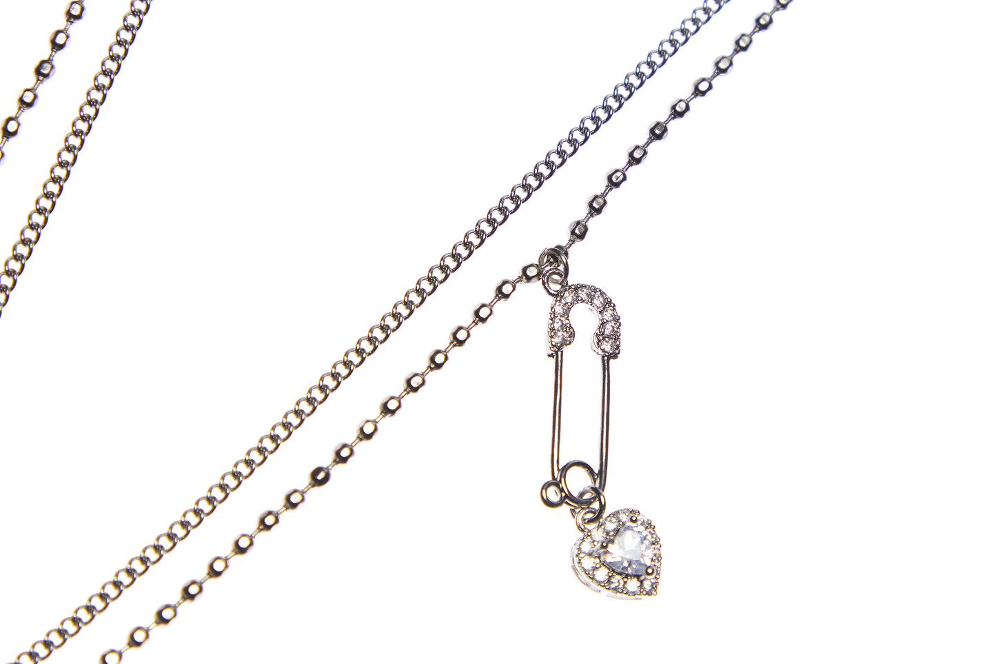 （韓国発送）EL LAYERED NECKLACE (SILVER)