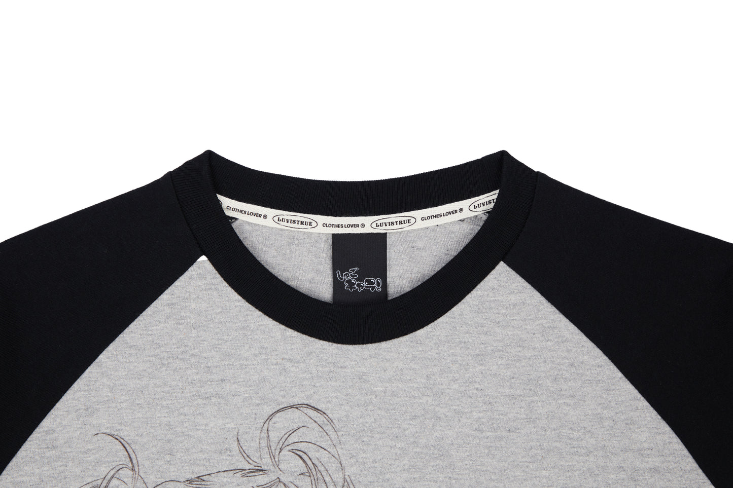 （韓国発送）SHUGO CHARA! RAGLAN LONG SLEEVE (BLACK)