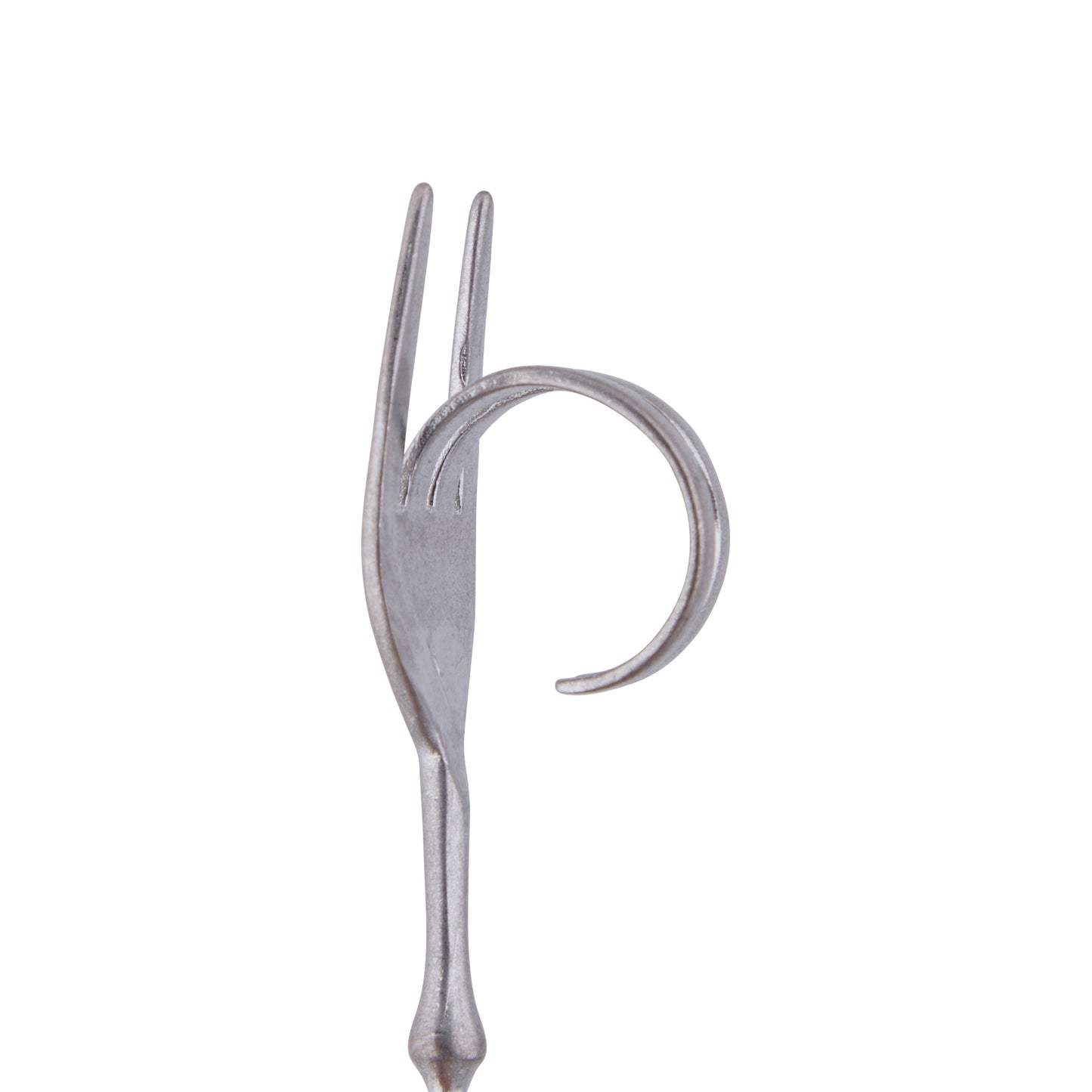 （韓国発送）SY ROSE FORK KEYRING (SILVER)