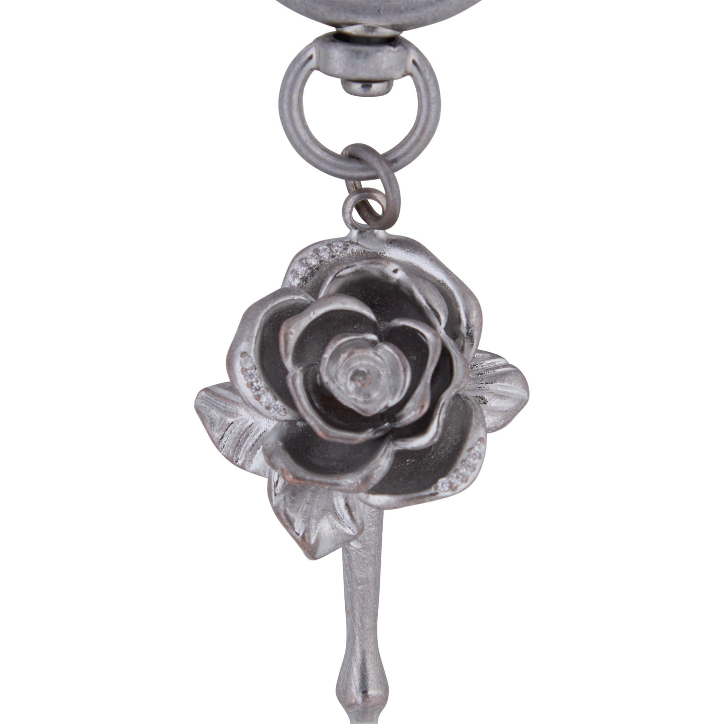 （韓国発送）SY ROSE FORK KEYRING (SILVER)