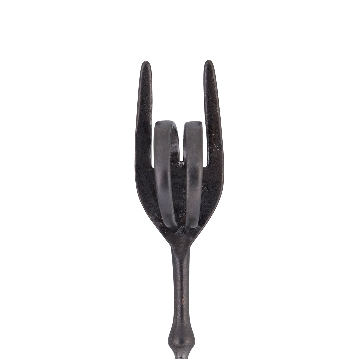 （韓国発送）SY ROSE FORK KEYRING (BLACK NICKEL)