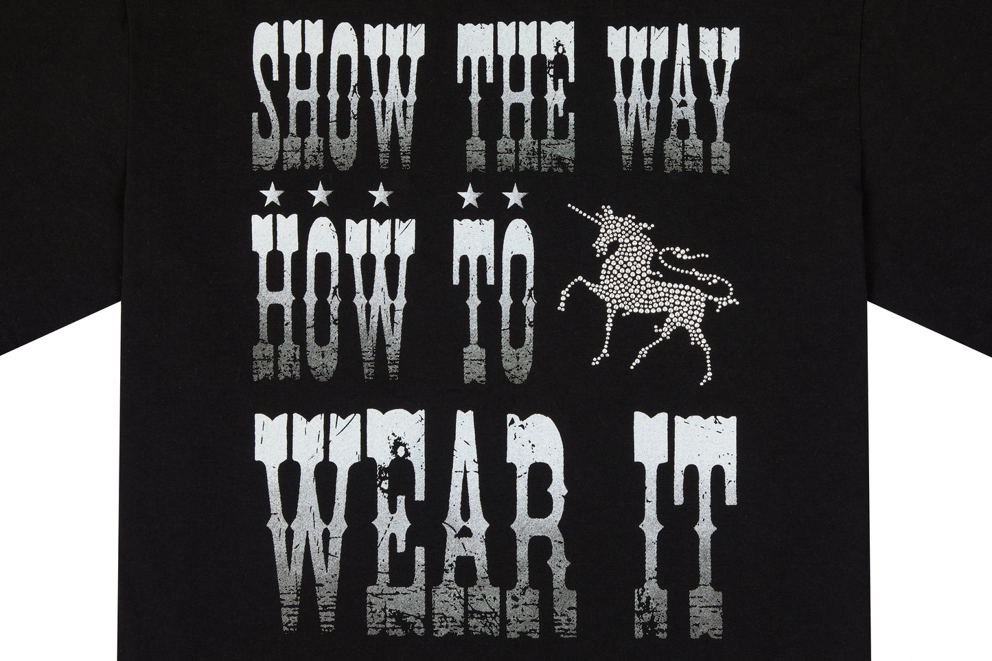 （韓国発送）SY SHOW THE WAY TEE (BLACK)