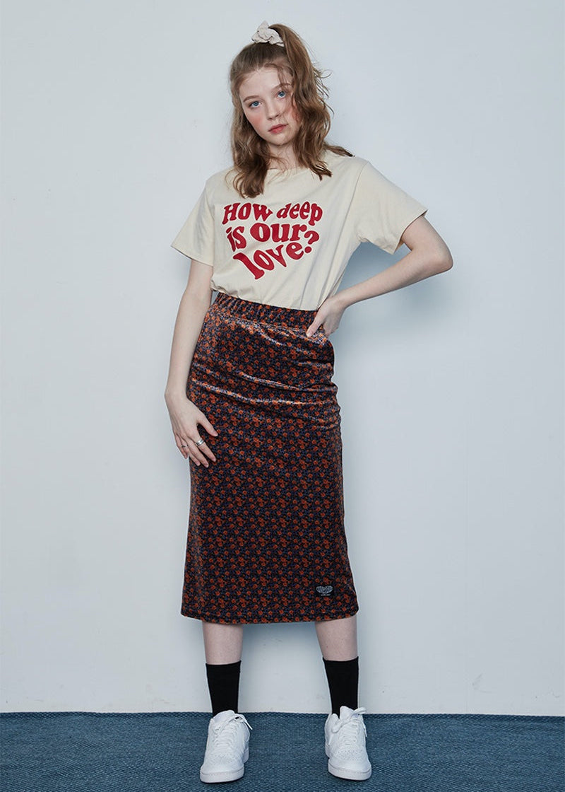 （韓国発送）IN LOVE TEE (CREAM)