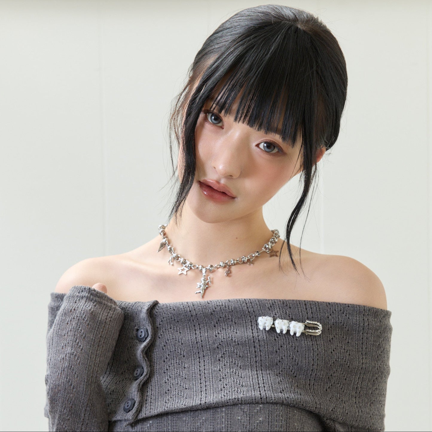 （韓国発送）EL ANGEL CUPID NECKLACE (SILVER)
