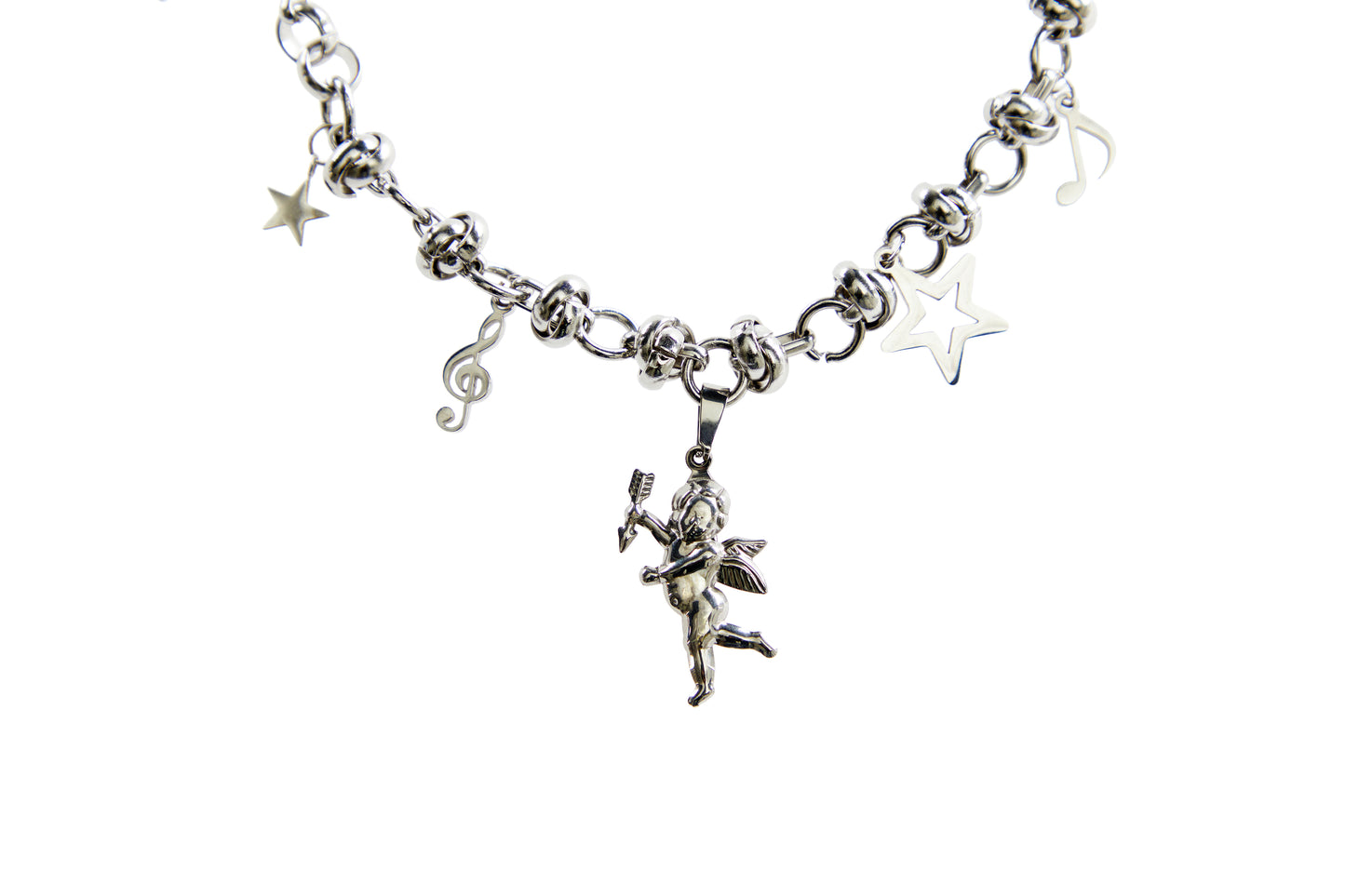 （韓国発送）EL ANGEL CUPID NECKLACE (SILVER)