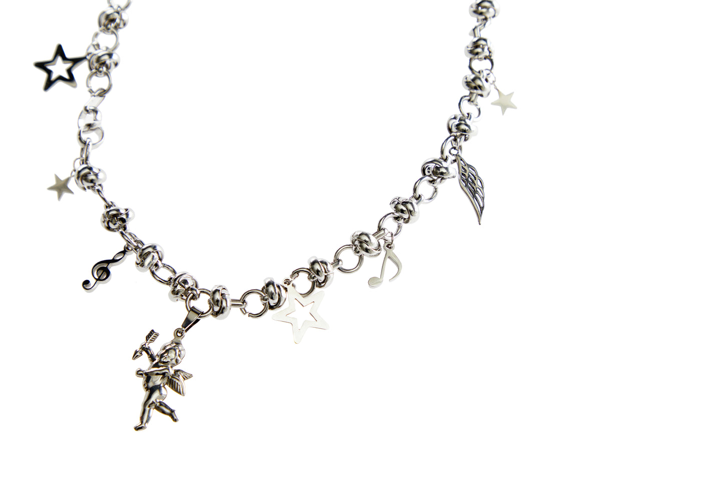 （韓国発送）EL ANGEL CUPID NECKLACE (SILVER)