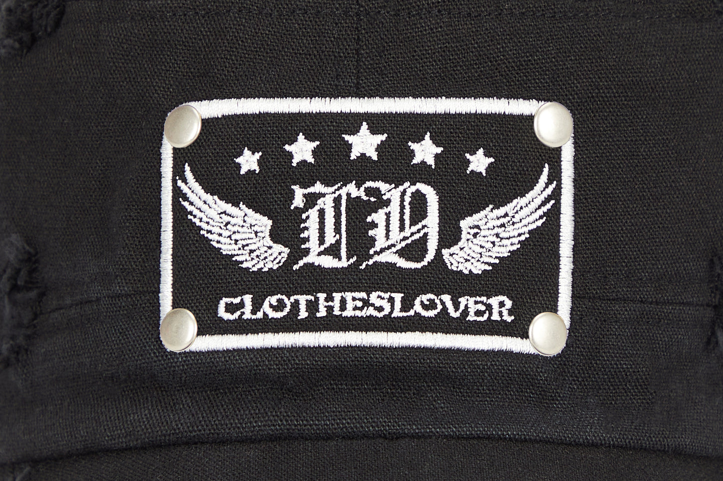 （韓国発送）EL DAMAGE PATCH CAP (BLACK)