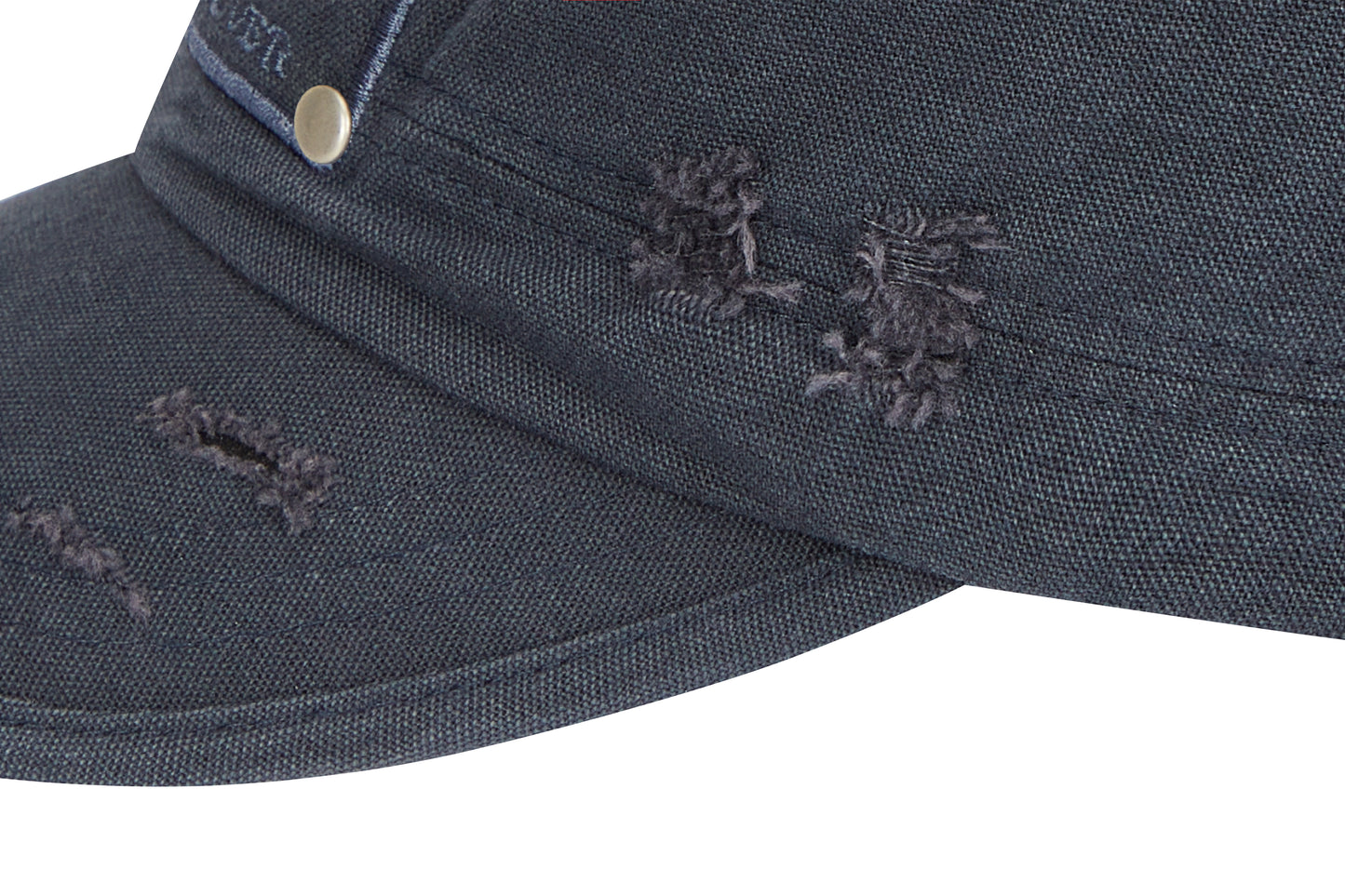 【6/8予約配送】（韓国発送）EL DAMAGE PATCH CAP (NAVY)