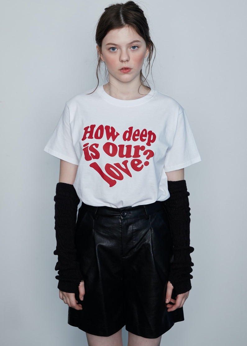 【ITZY イェジ、MAMAMOO ムンビョル、STAYC アイサ着用】（韓国発送）IN LOVE TEE (WHITE)