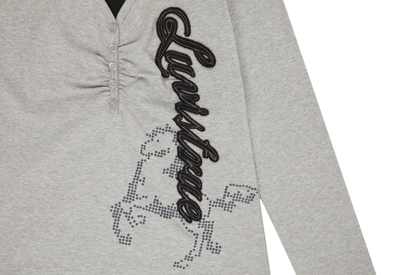 （韓国発送）EL HORSE SLIM-FIT TEE (GRAY)