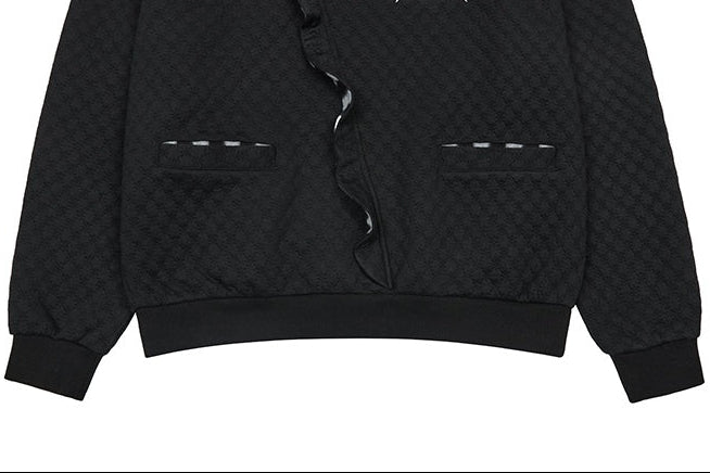 （韓国発送）EV STAR HOOD TEE (BLACK)