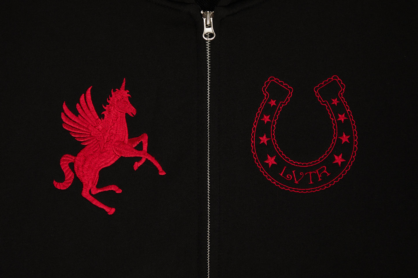 （韓国発送）EL UNICORN HOOD ZIP UP (BLACK)