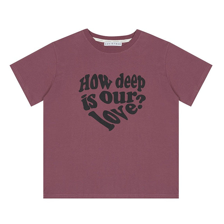 （韓国発送）IN LOVE TEE (PINK)