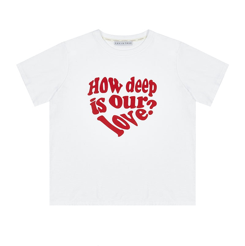 【ITZY イェジ、MAMAMOO ムンビョル、STAYC アイサ着用】（韓国発送）IN LOVE TEE (WHITE)