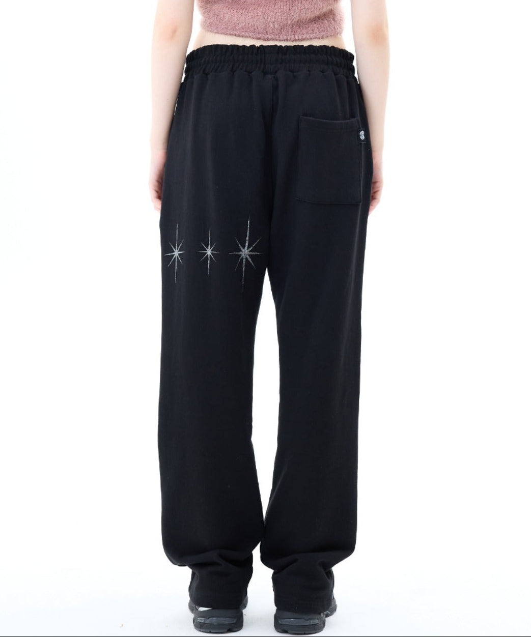 （韓国発送）MZ STAR GLITTER PANTS (BLACK)