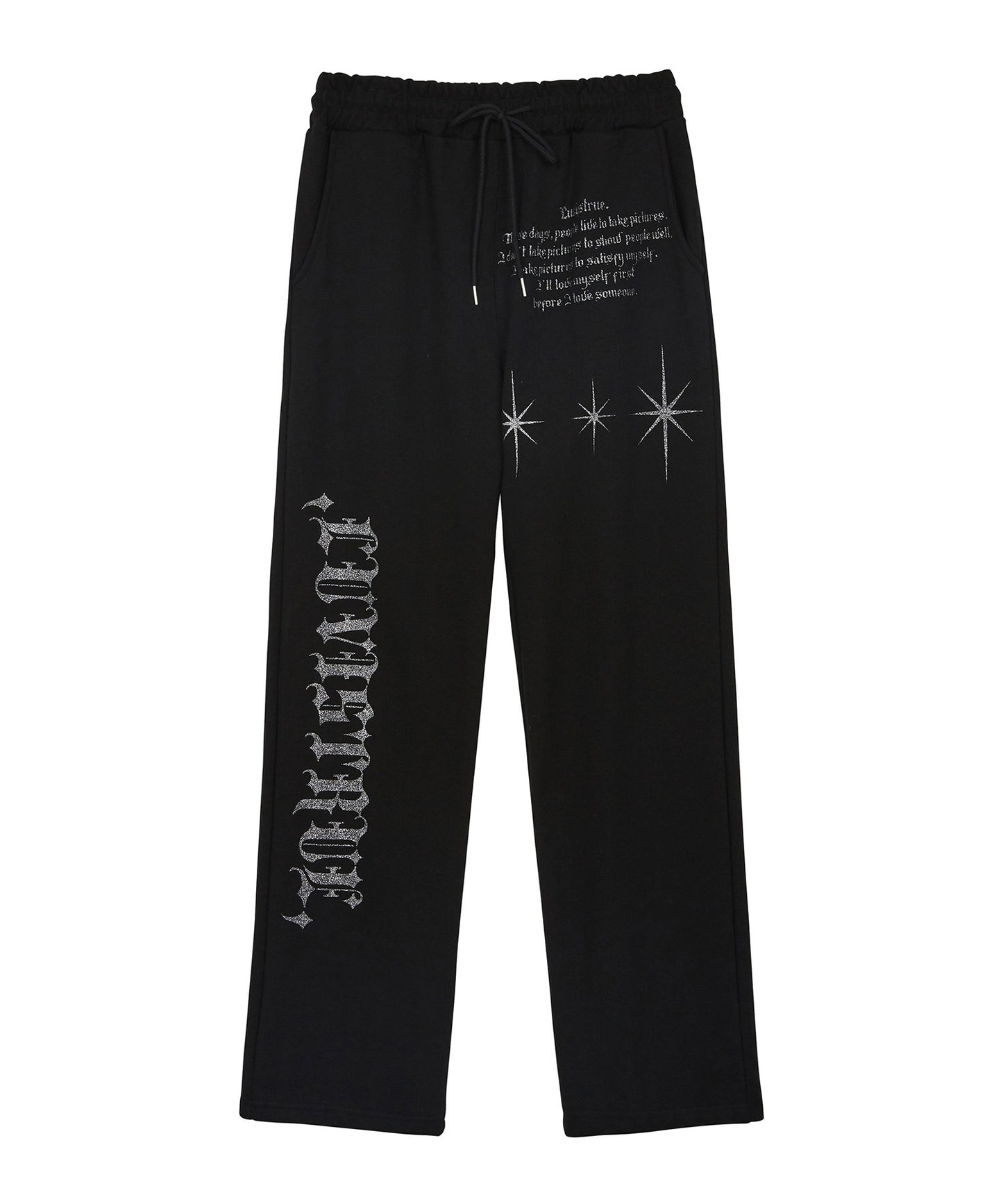 （韓国発送）MZ STAR GLITTER PANTS (BLACK)