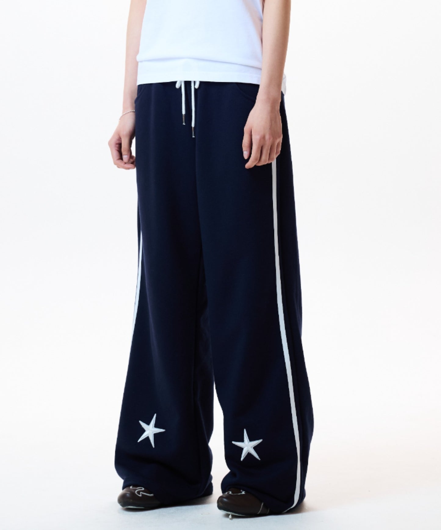 （韓国発送）IM POCKET TRANING PANTS (NAVY)