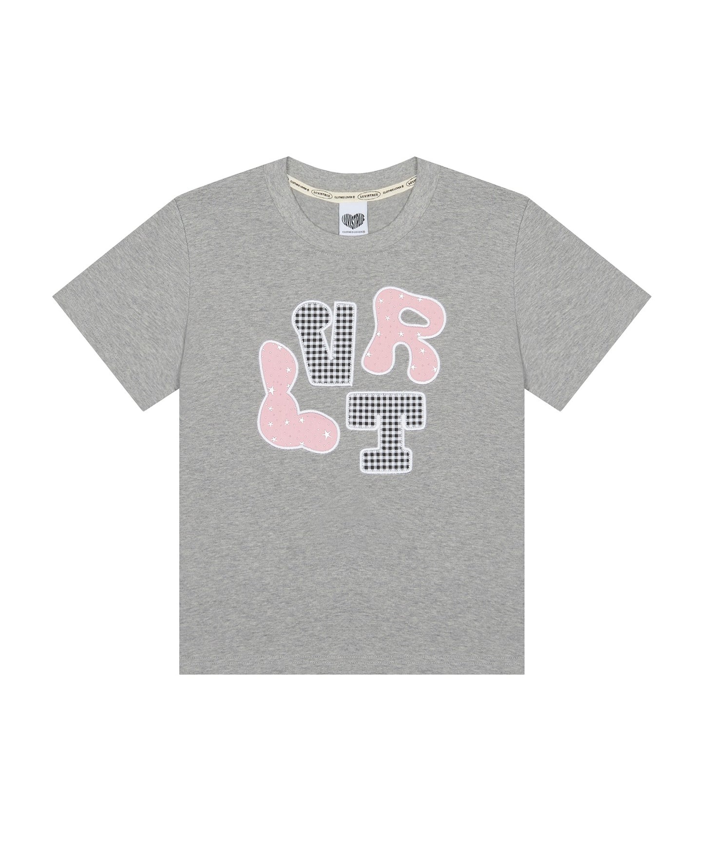 （韓国発送）LVTR PATCH TEE (GRAY)