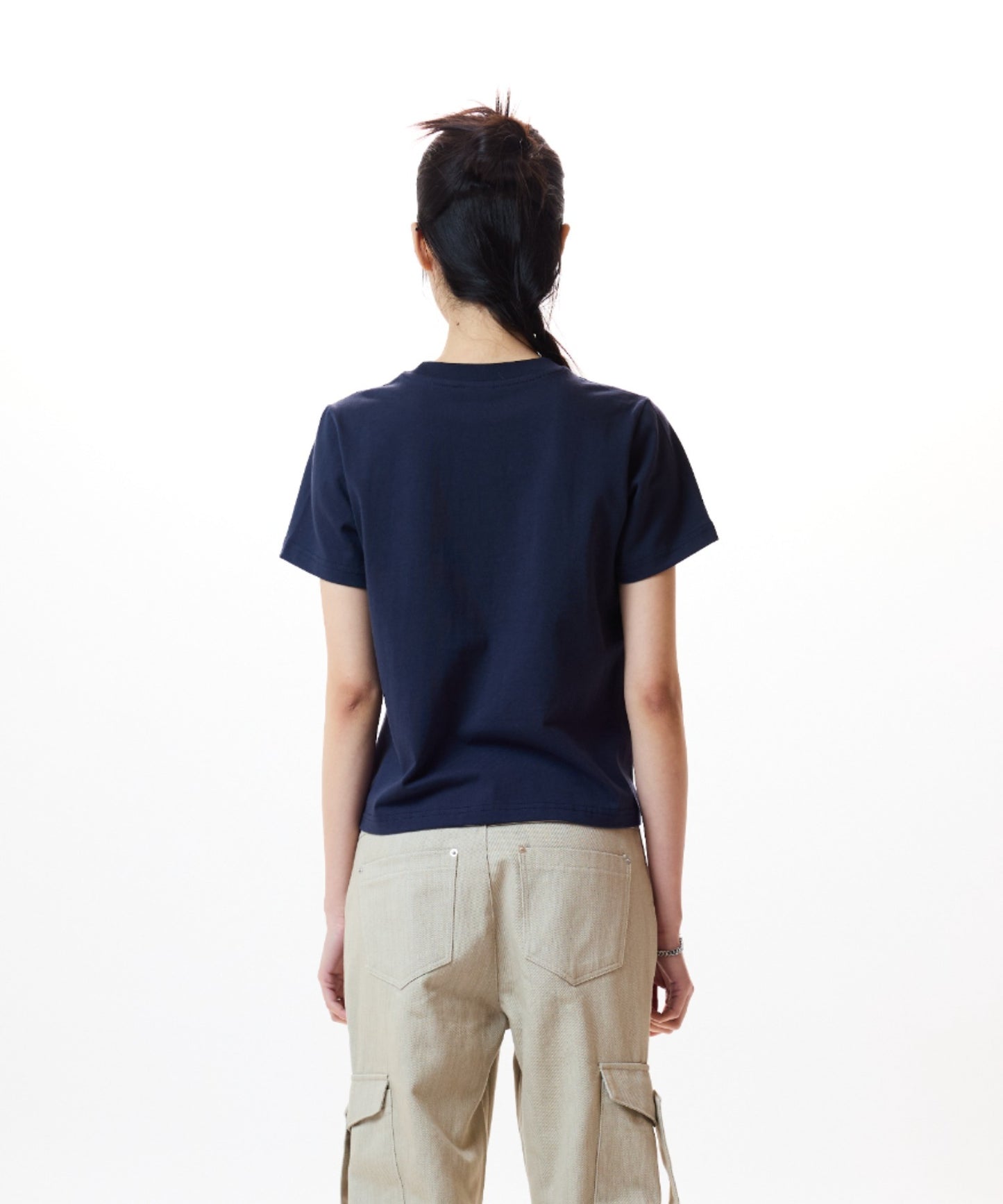 （韓国発送）LVTR PATCH TEE (NAVY)