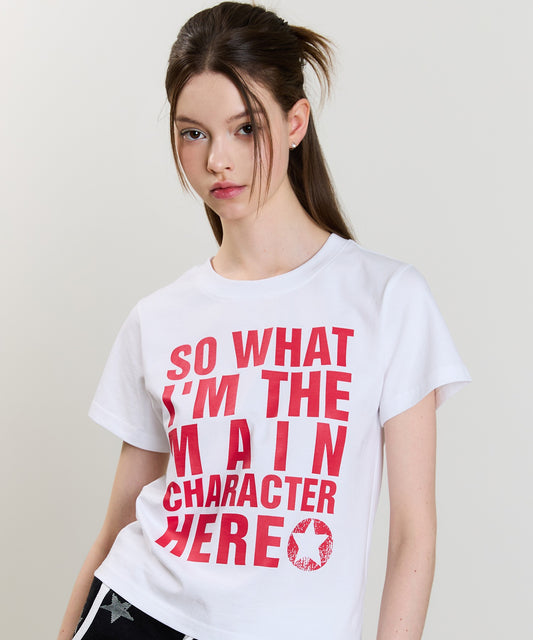 （韓国発送）SM MAIN CHARACTER TEE (WHITE)