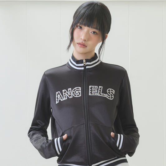 （韓国発送）EL ANGELS TRAINING ZIP UP (BLACK)