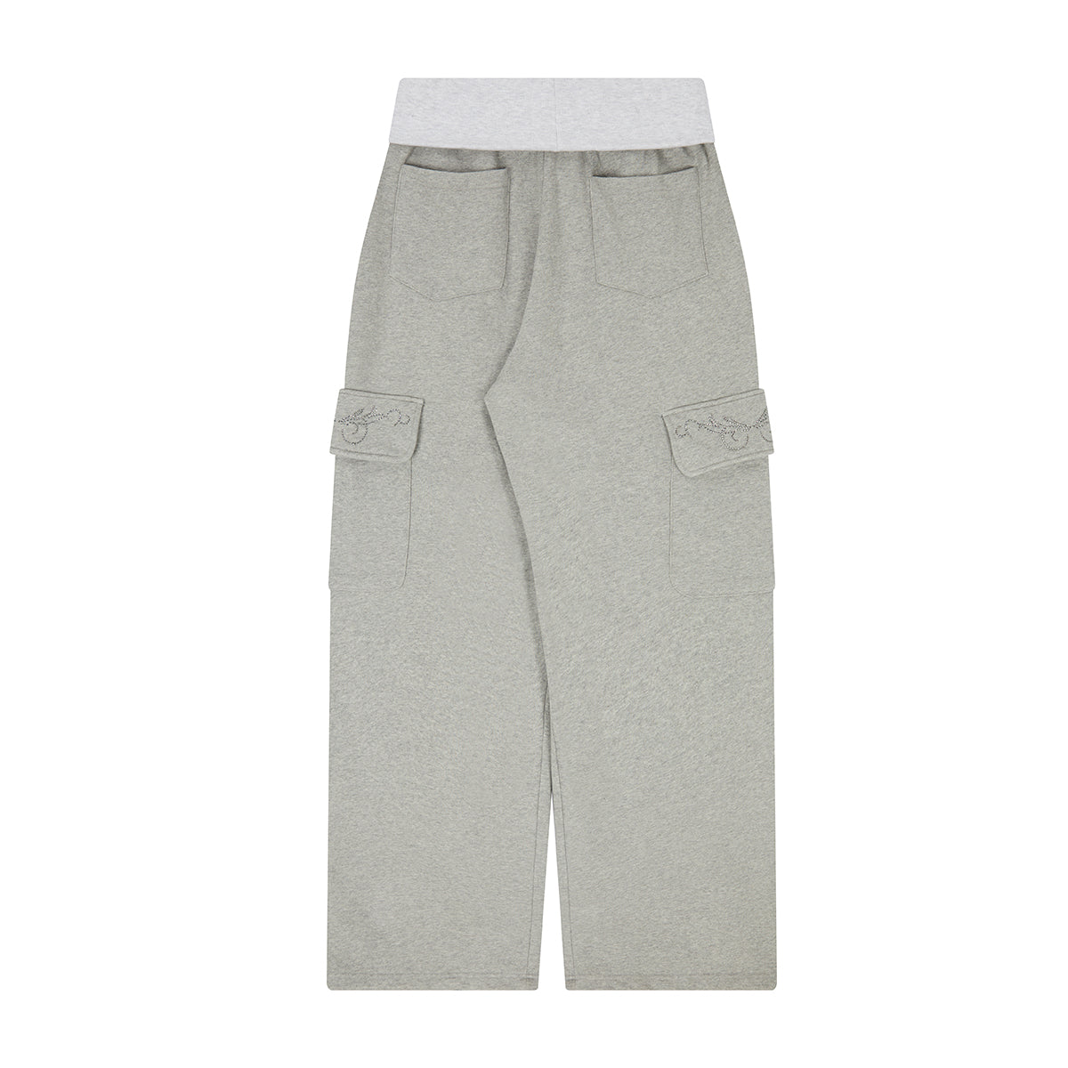 （韓国発送）EL DAMAGE COLORING TRAINING PANTS (GRAY)