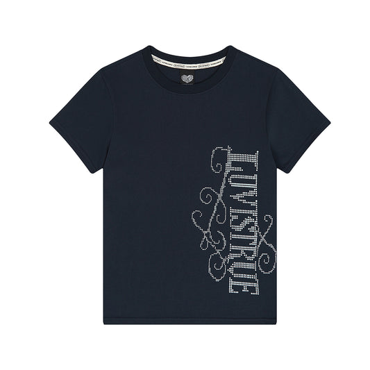 （韓国発送）EL LUVISTRUE LOGO TEE (NAVY)