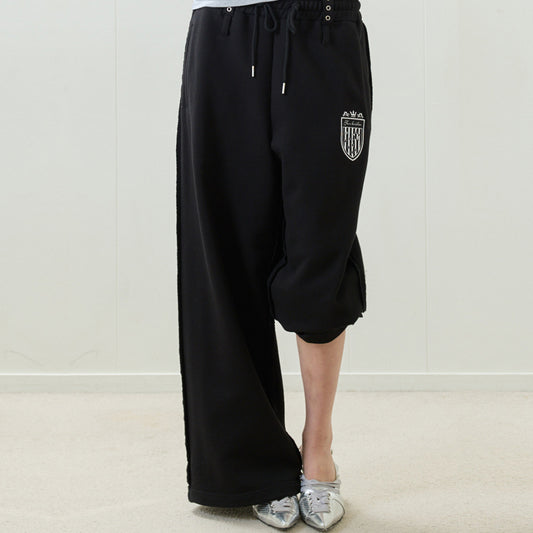 （韓国発送）EL STAR EMBLEM TRAINING PANTS (BLACK)