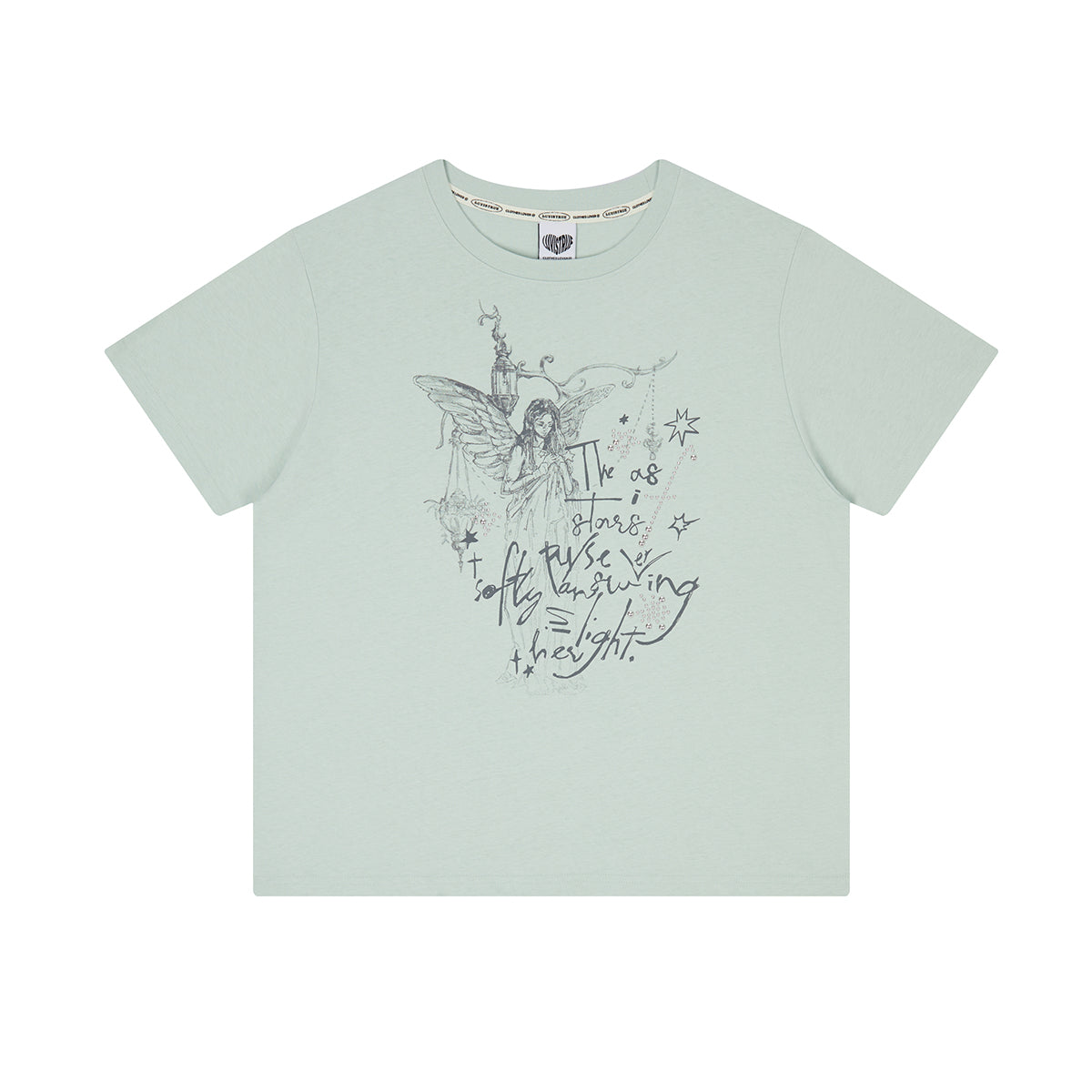 （韓国発送）EL ANGELIC GRAPHIC TEE (GREEN)
