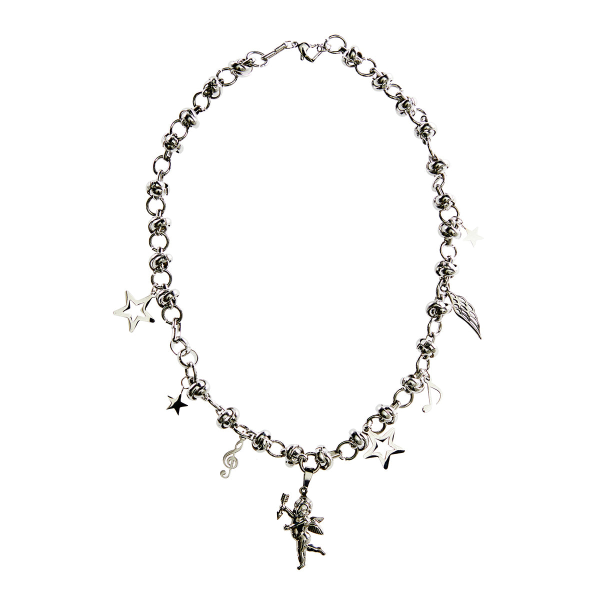（韓国発送）EL ANGEL CUPID NECKLACE (SILVER)