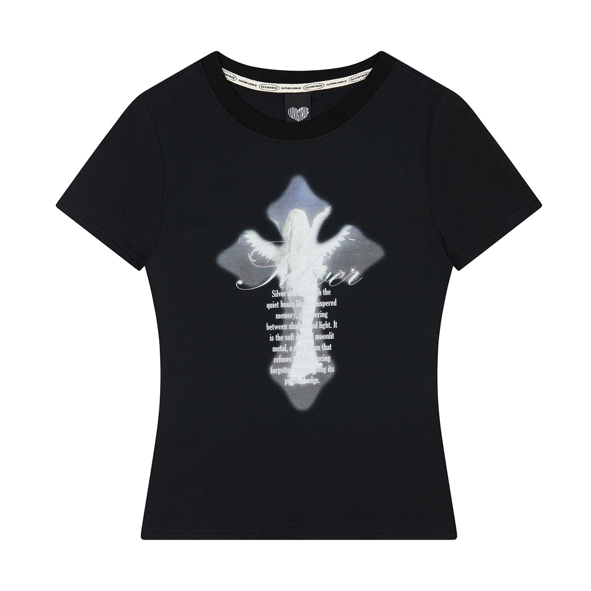 （韓国発送）EL CROSS FAIRY GRAPHIC TEE (BLACK)