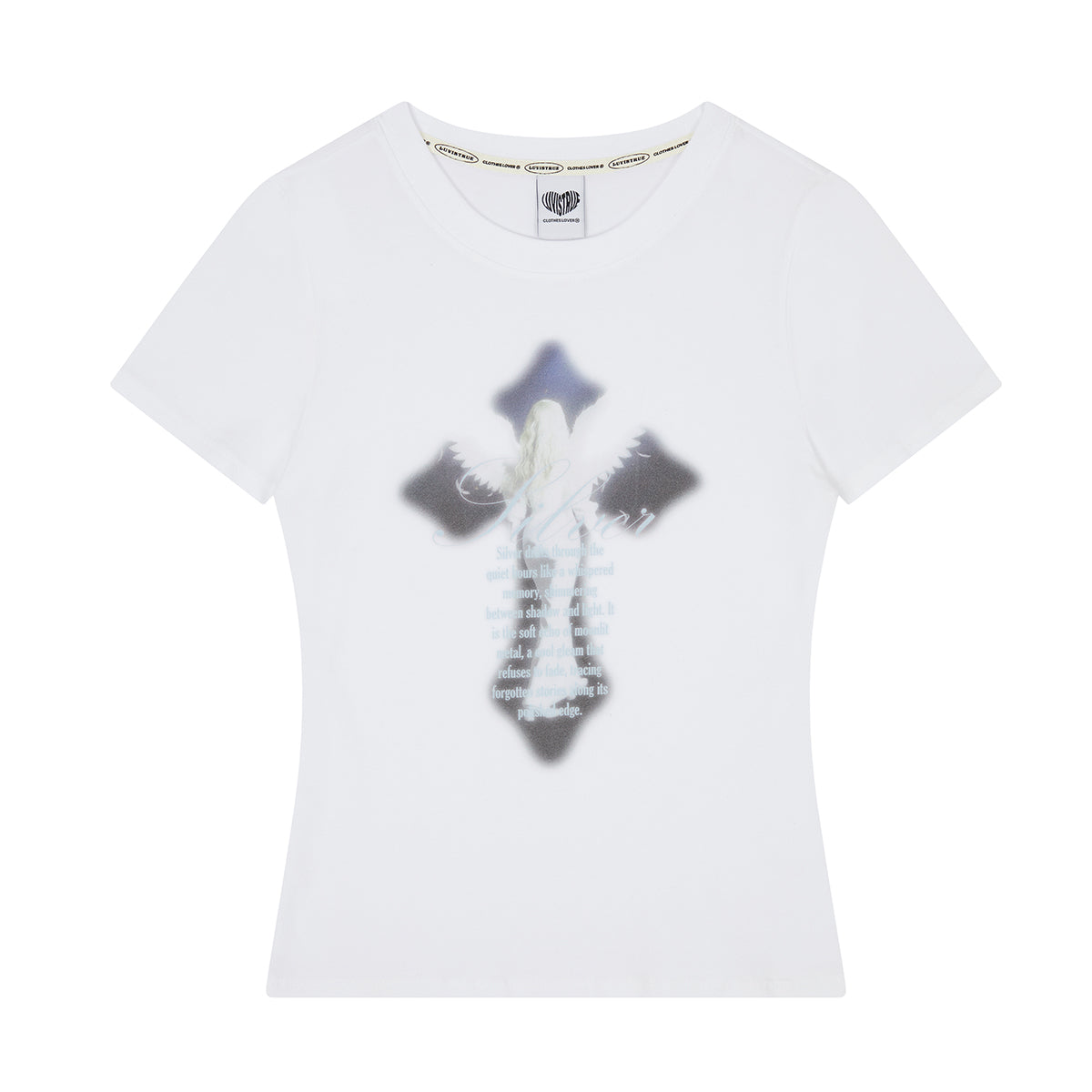（韓国発送）EL CROSS FAIRY GRAPHIC TEE (WHITE)