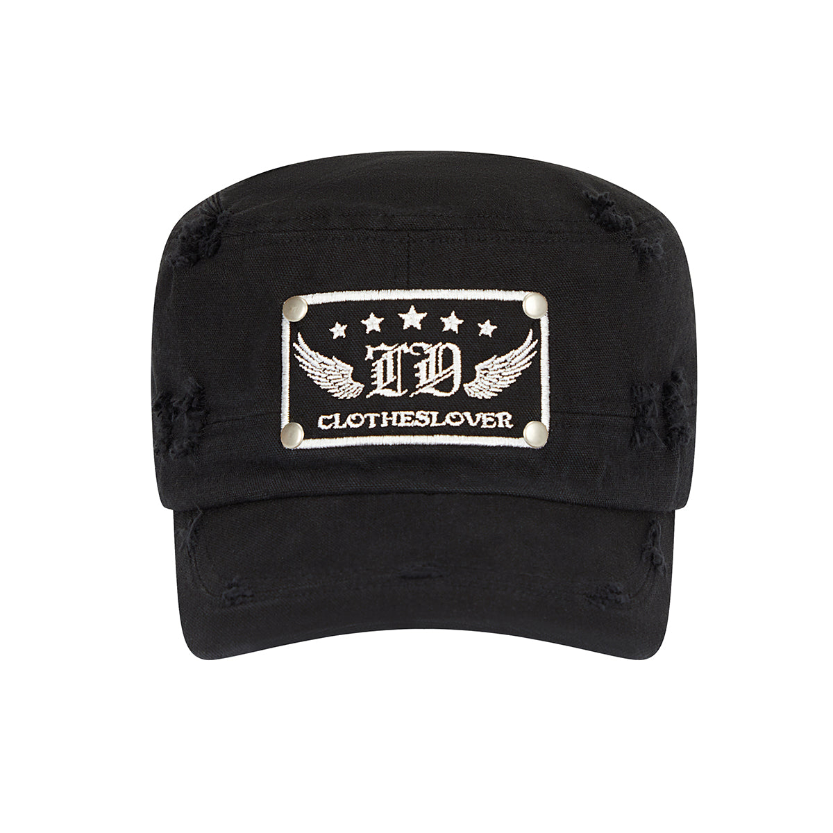 （韓国発送）EL DAMAGE PATCH CAP (BLACK)