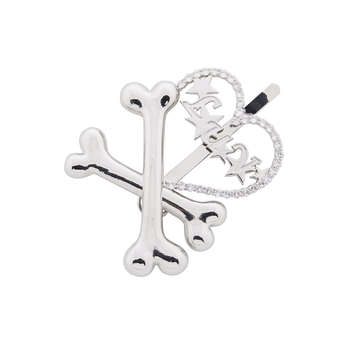 （韓国発送）EL HEART BONE PIN (SILVER)
