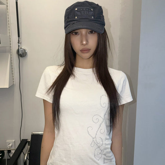 （韓国発送）EL LUVISTRUE LOGO TEE (WHITE)