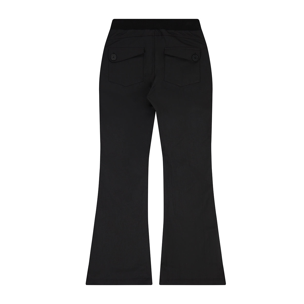 （韓国発送）EL RIBBON BOOTSCUT PANTS (BLACK)