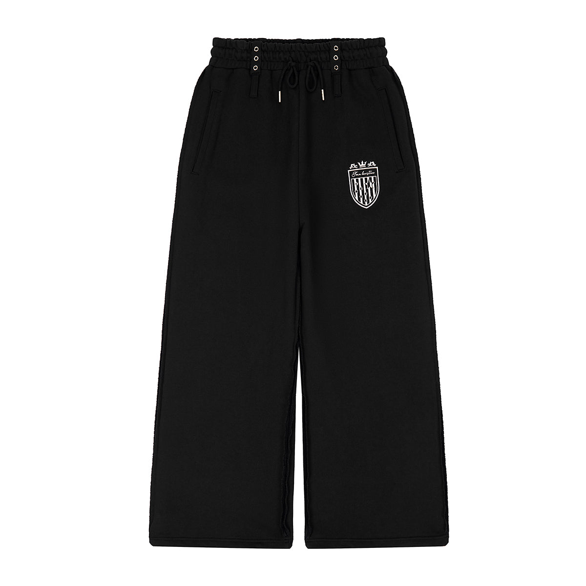 （韓国発送）EL STAR EMBLEM TRAINING PANTS (BLACK)