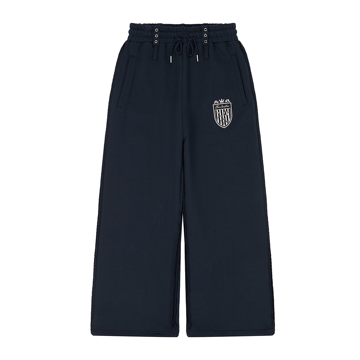 （韓国発送）EL STAR EMBLEM TRAINING PANTS (NAVY)