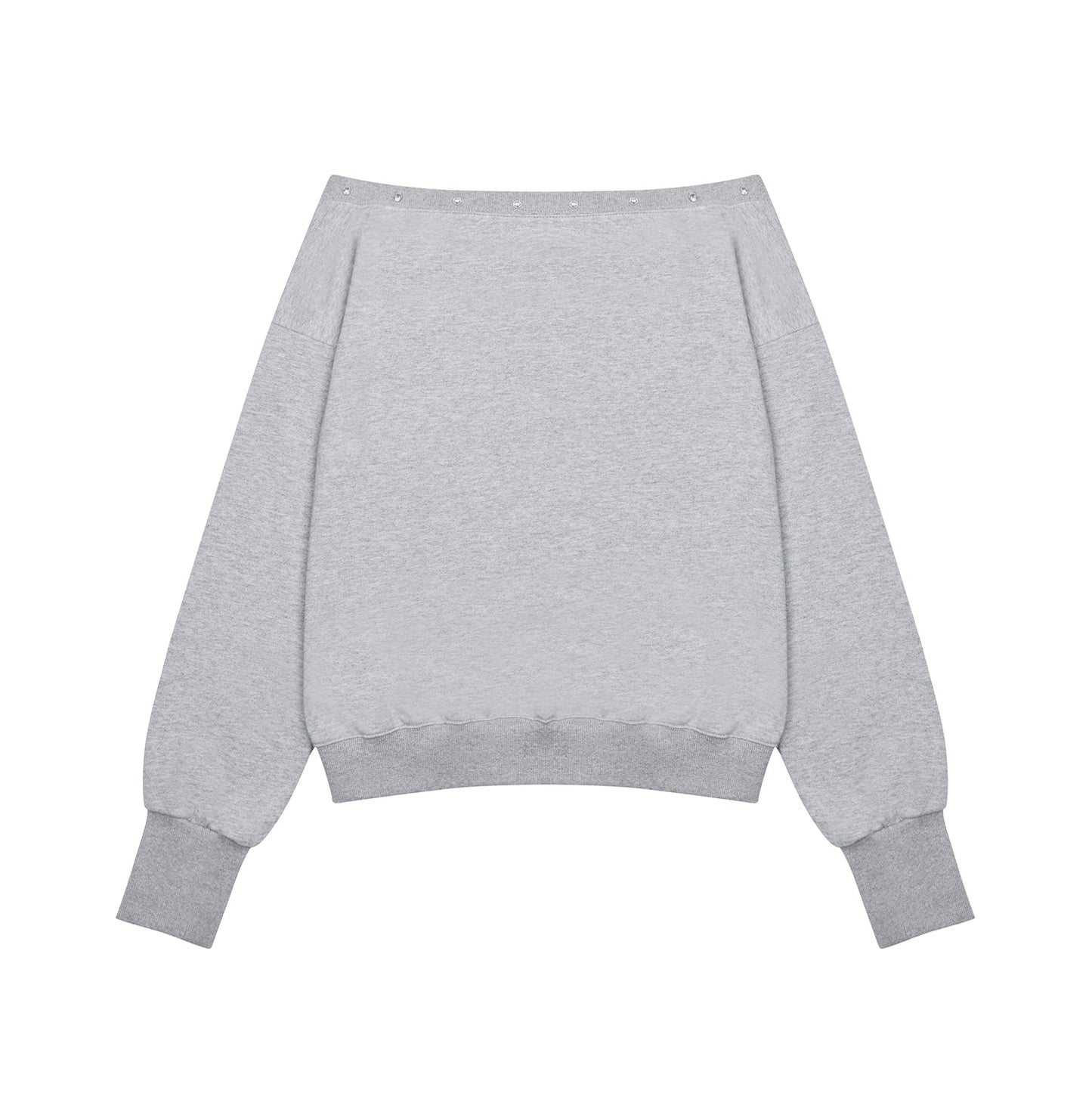 【MEOVV ナリン着用】（韓国発送）GT ONE SHOULDER SWEATSHIRT (GRAY)