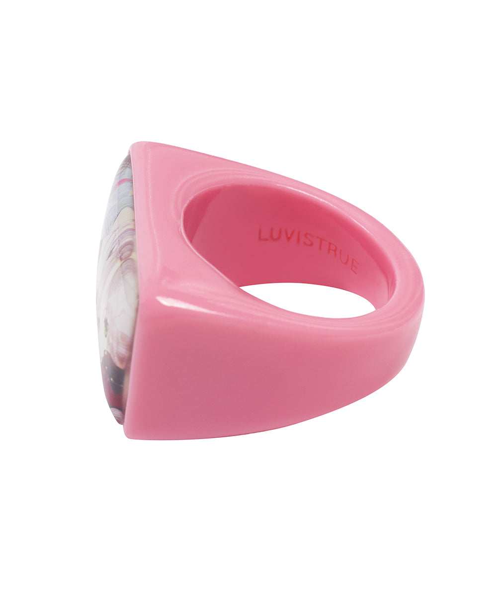 （国内発送）SHUGO CHARA! BOLD RING PINK