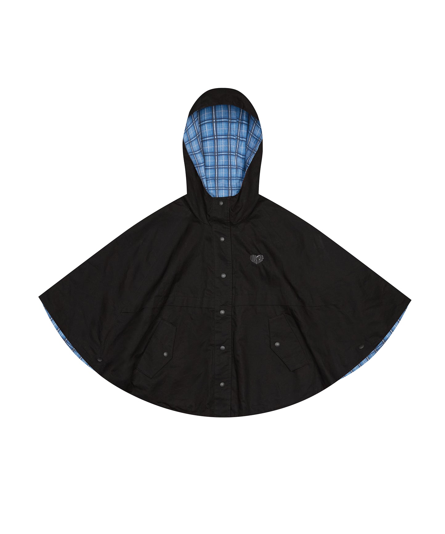 （国内発送）SHUGO CHARA! CHECK CAPE BLUE