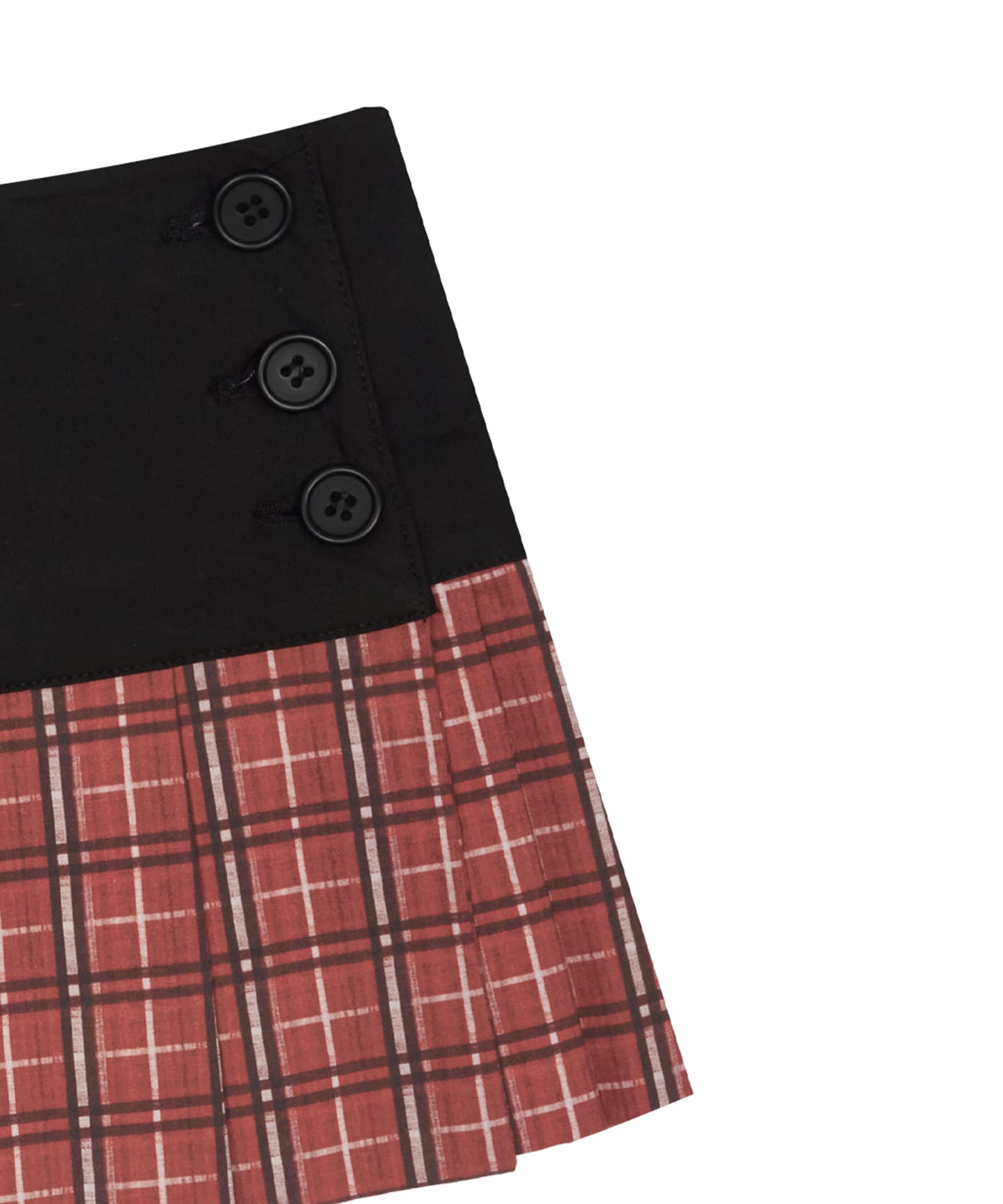 （国内発送）SHUGO CHARA! CHECK SKIRT RED